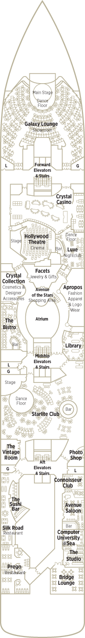 Crystal Symphony Deck Plans