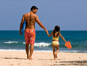 Enjoying the beach on a Caribbean cruise