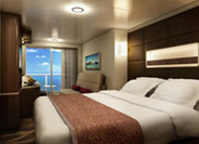 Aft-Facing Mini-Suite with Balcony