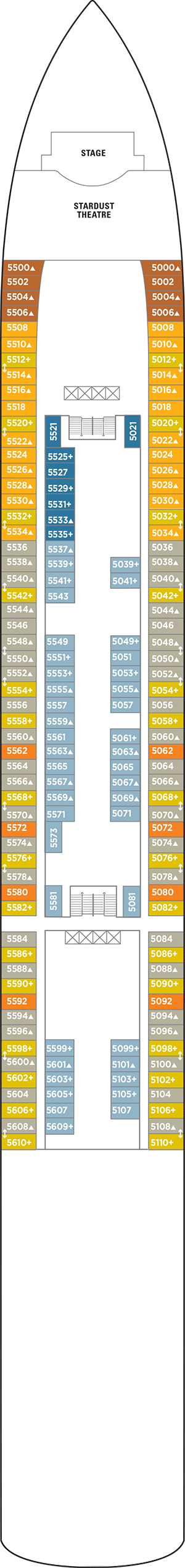 Norwegian Jade Deck Plans