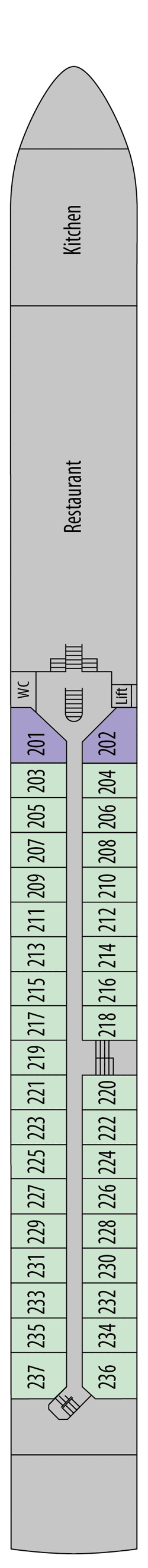 MS Emily Bronte  Deck Plans