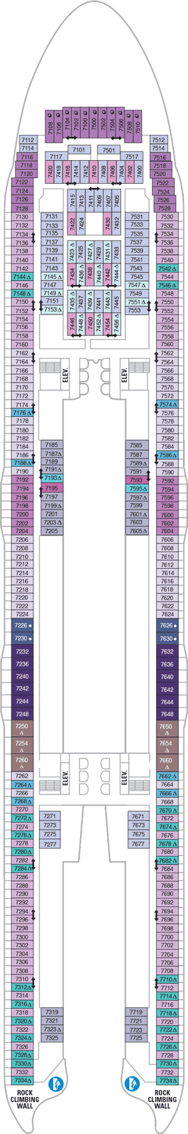 Symphony of the Seas Deck Plans