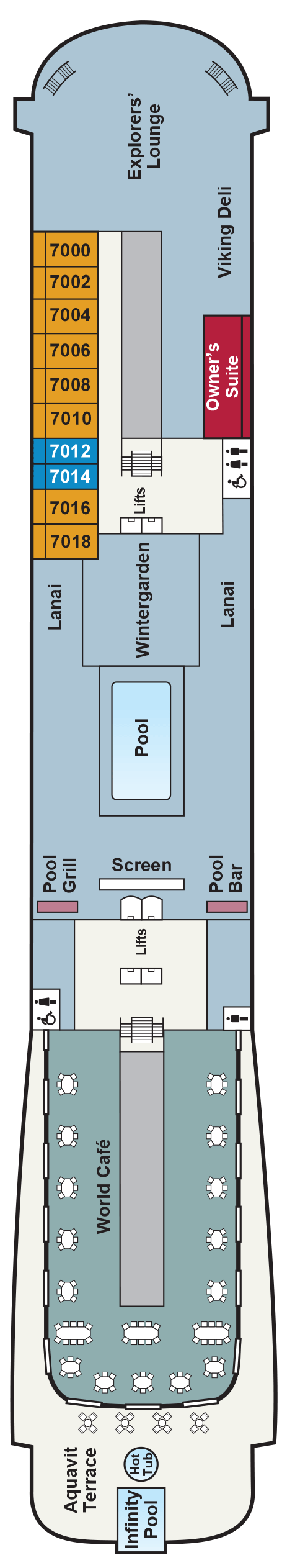 Viking Sea Deck Plans